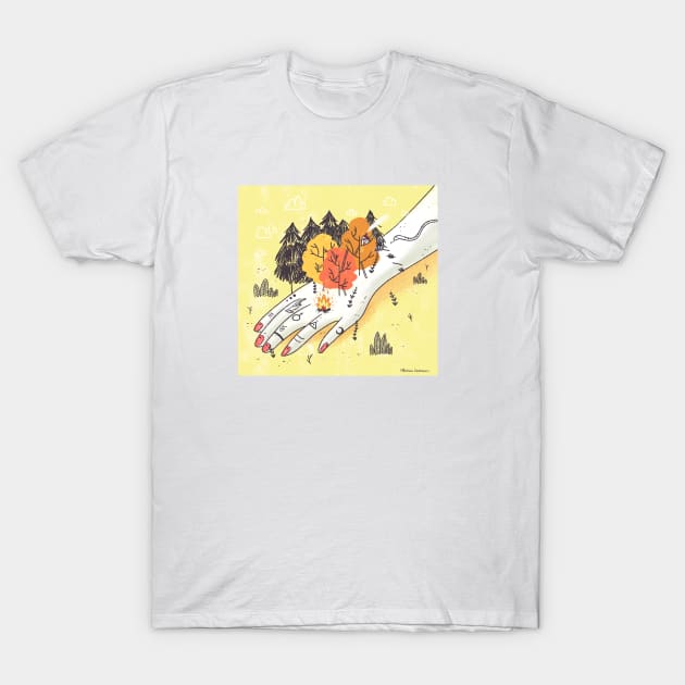 Hand tattoo illustration T-Shirt by PatriciaCo